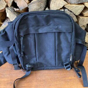 SOVA lumbar pack adjustable zippered zippers pockets hiking hike camp back bag